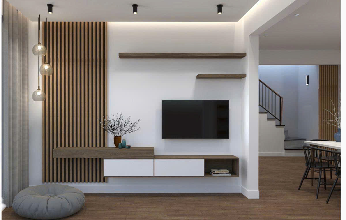 Kệ vách tivi KTV045