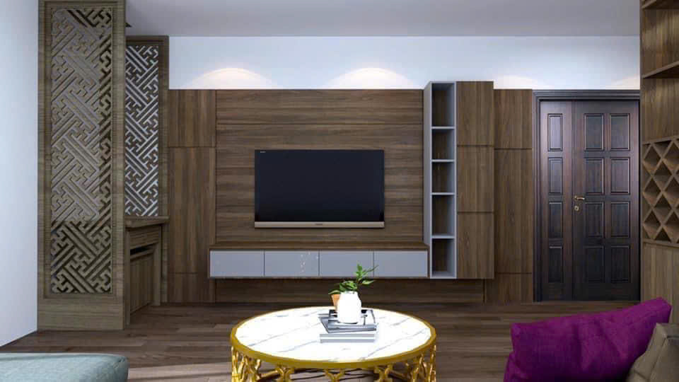 Kệ vách tivi KTV108