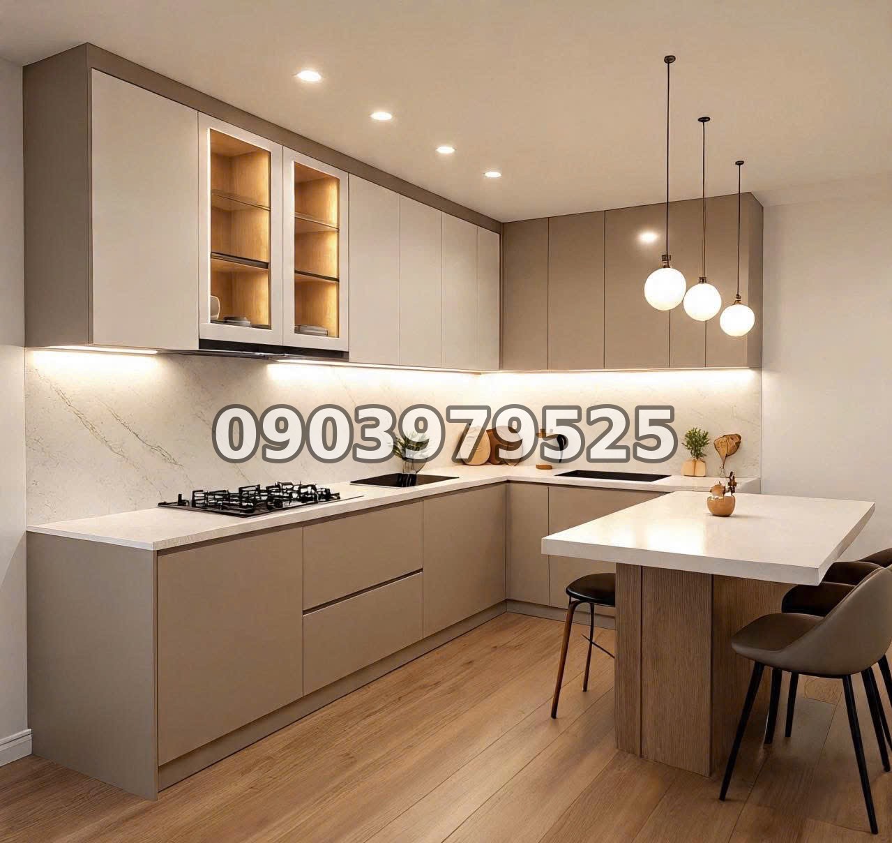 Nội thất phòng bếp PB028